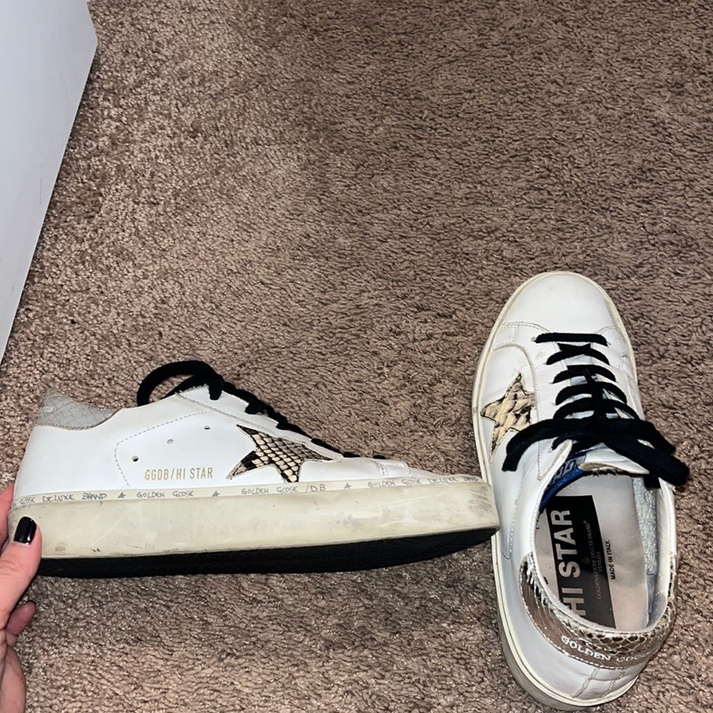 Platform golden goose sneakers